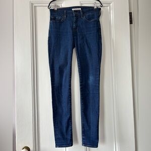 Levi’s 711 Skinny Women’s Dark Blue Jeans, Size 27x30